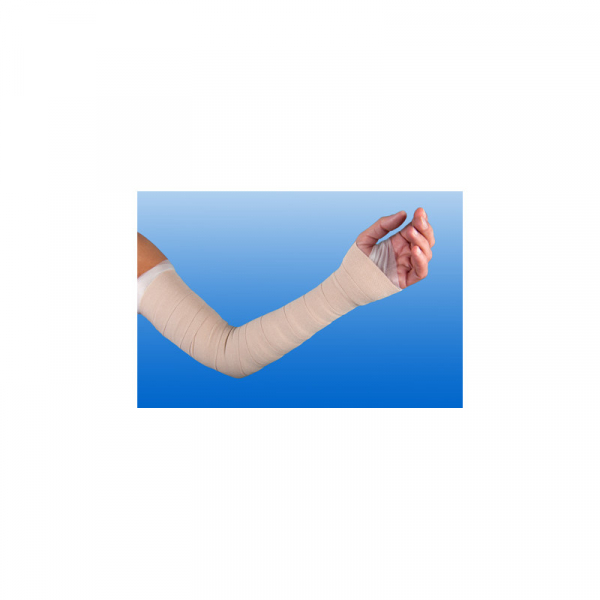 Rudalastik Pflasterbinde Anwendung am Arm